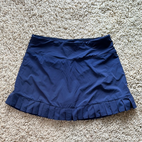 Fila Pants - Fila Navy Pleated Skort